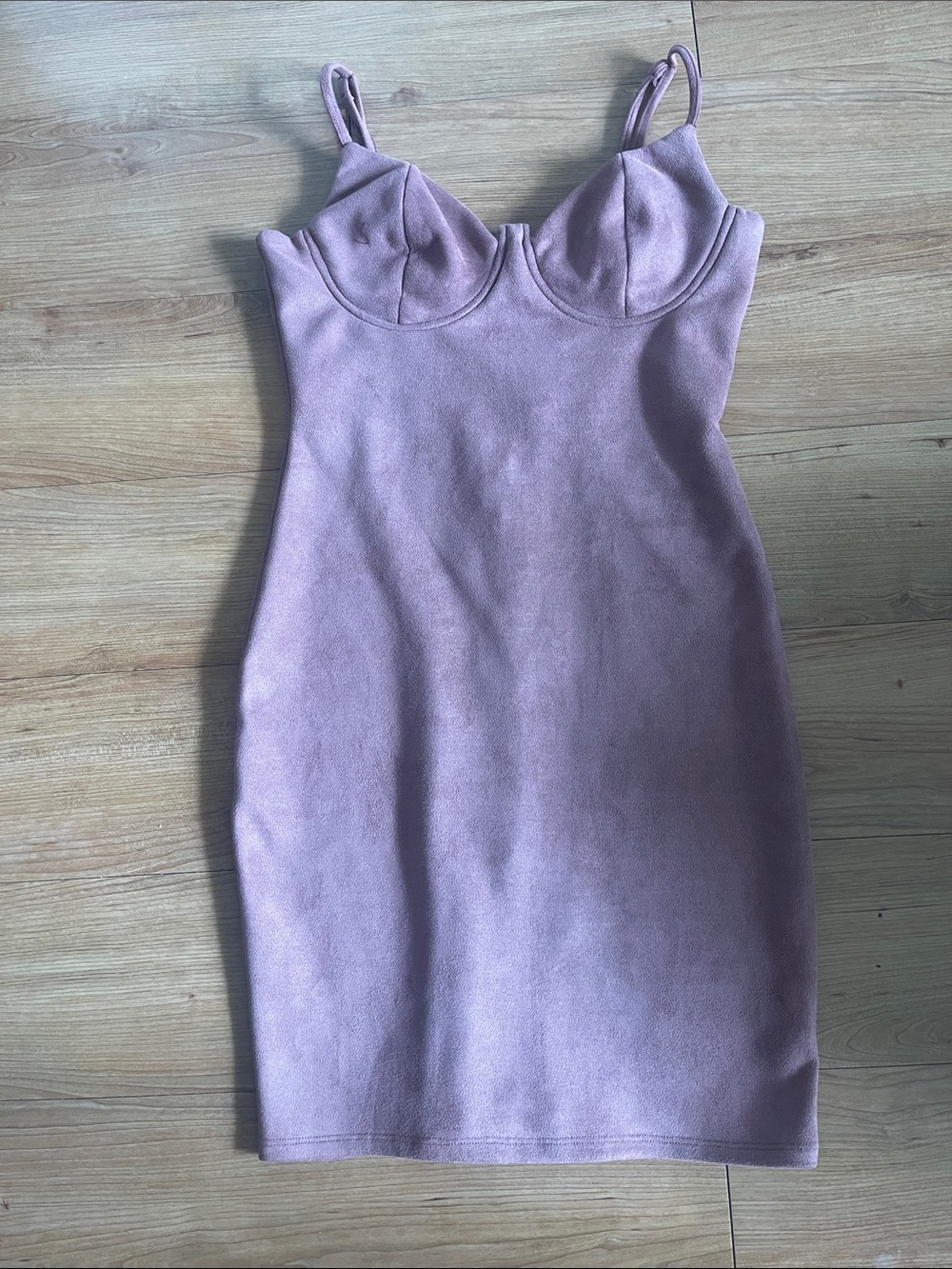 Charlotte Russe Mauve Bodycon Midi Dress
